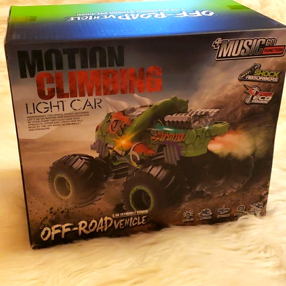 Prefontaine Remote Control Monster Truck/Off Road Vehicle - green dinosaur - Picture 3 of 16